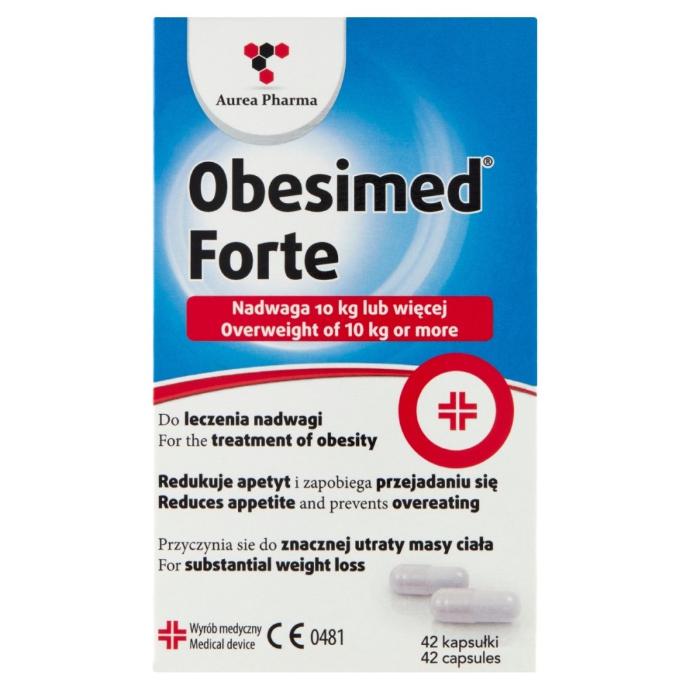 Pomůcka Obesimed Forte Medical, kapsle, 42 kusů