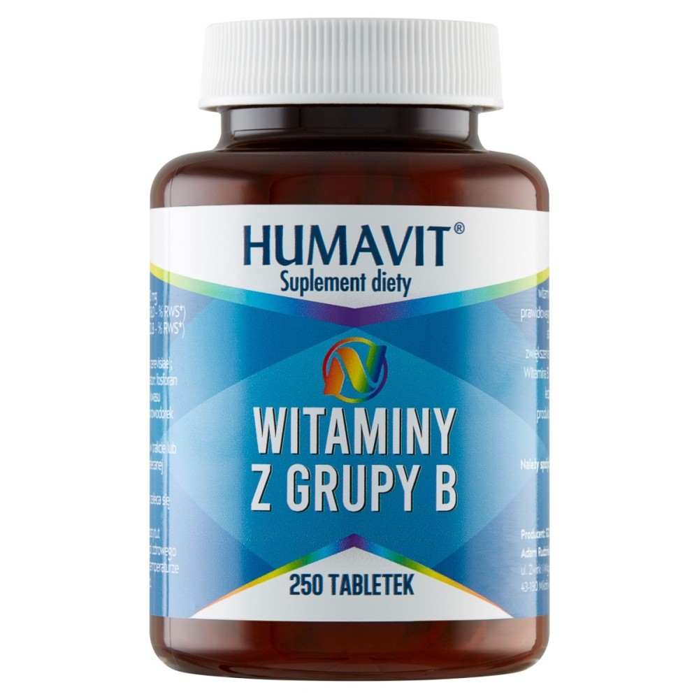 Humavit Suplement diety witaminy z grupy B 250 sztuk
