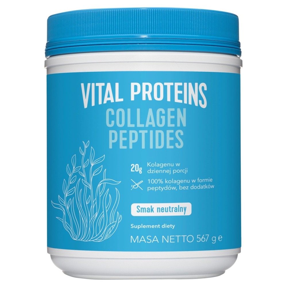 Vital Proteins Collagen Peptides Dietary supplement, neutral flavor, 567 g
