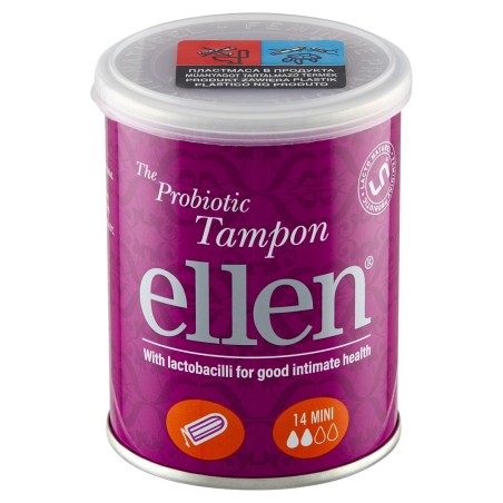 Ellen Mini Tampones Probióticos 14 piezas