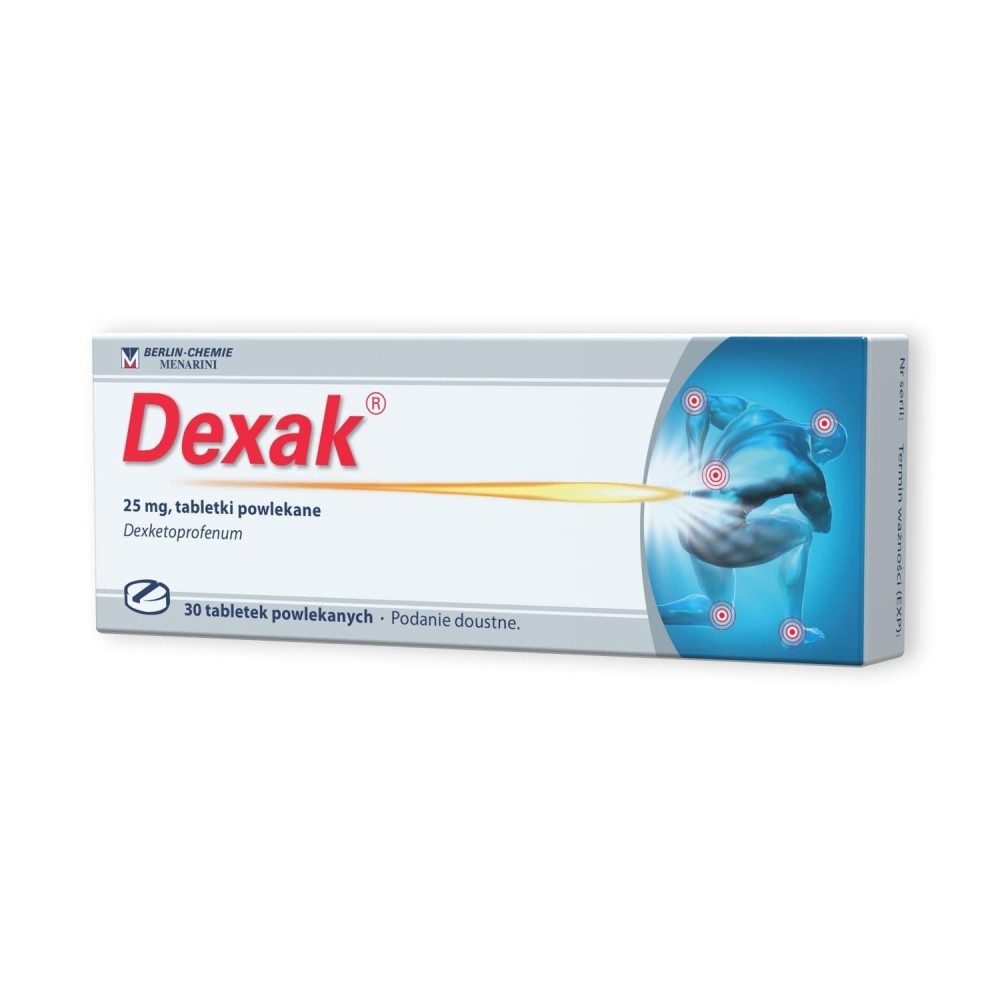 Dexak 25 mg 30 tabletek