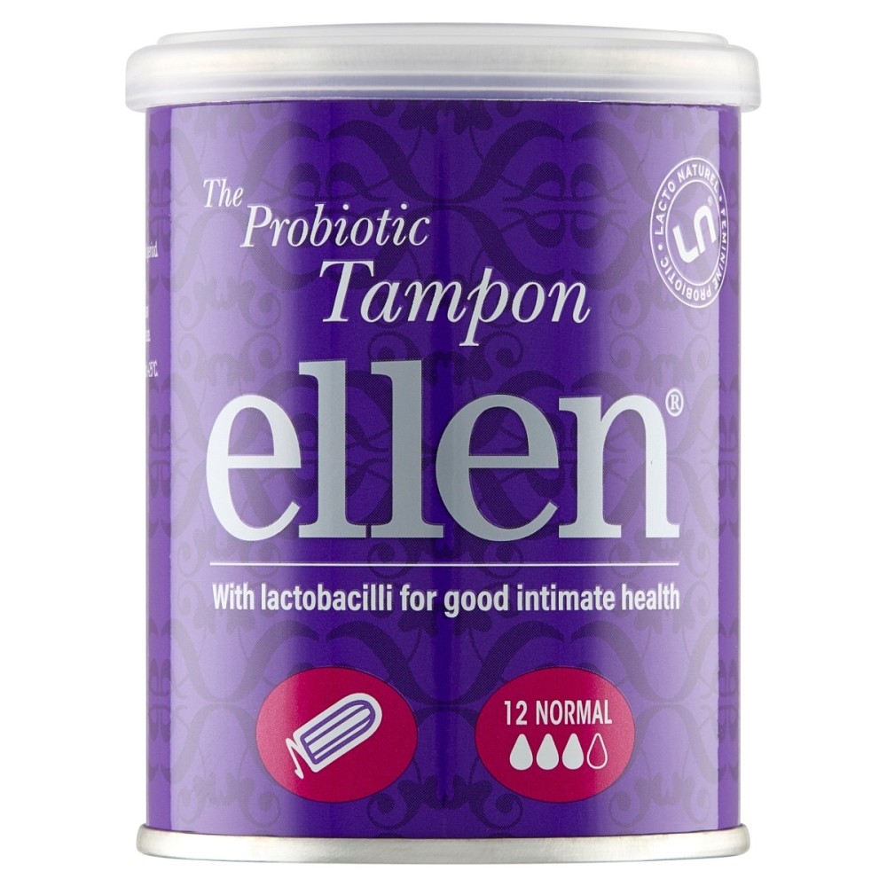 Ellen Normal Tampones Probióticos 12 piezas