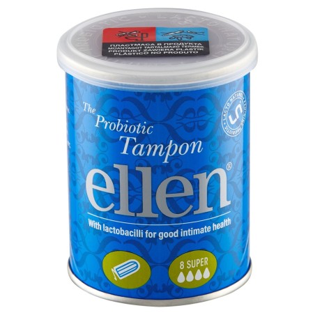Ellen Super Probiotic Tampons 8 pieces