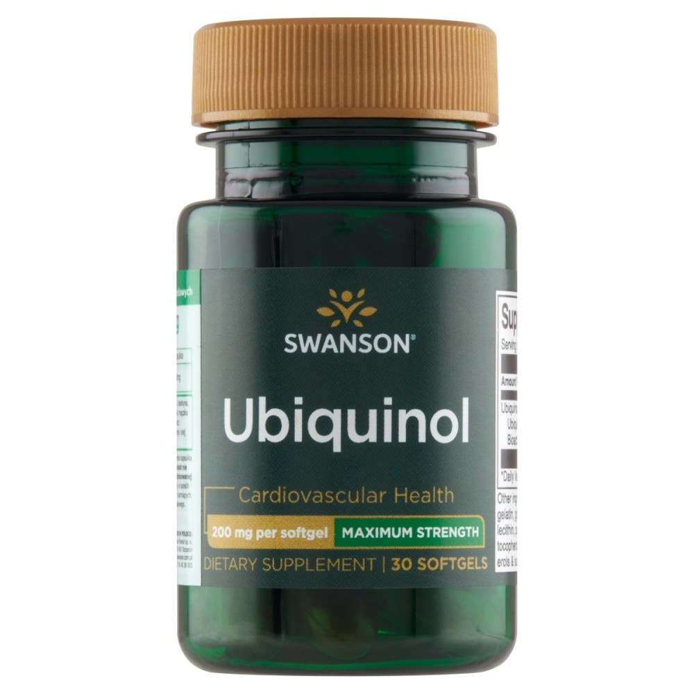 Swanson Complément alimentaire ubiquinol 200 mg 27 g (30 pièces)