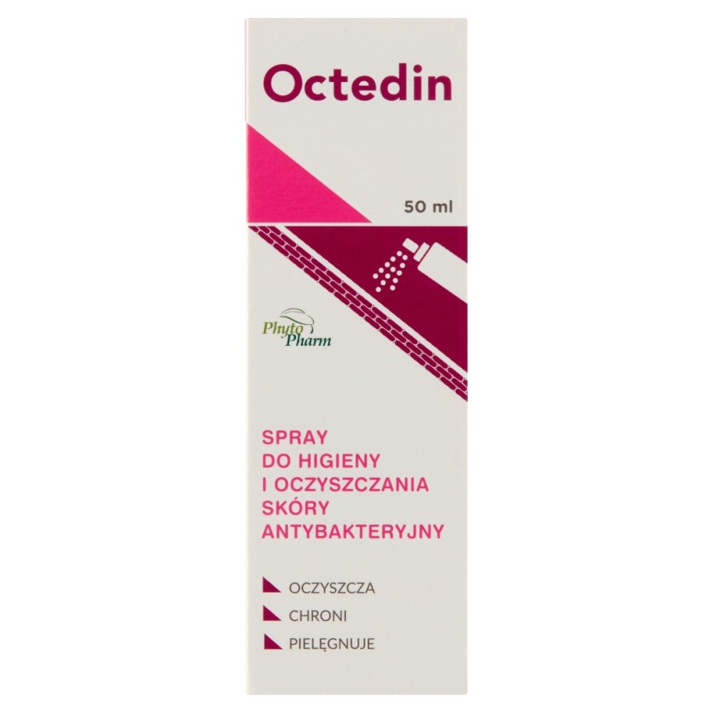Octedin Spray antibactérien d'hygiène et de nettoyage de la peau 50 ml