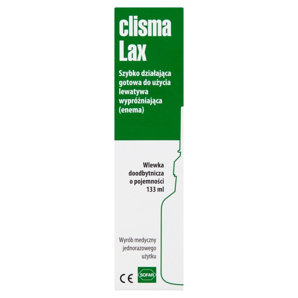Clisma Lax Dispositivo médico enema rectal 133 ml