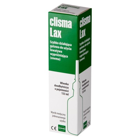 Clisma Lax Zdravotnický prostředek rektální klystýr 133 ml