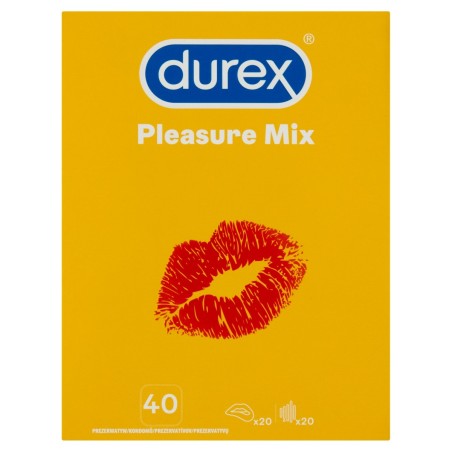 Durex Pleasure Mix kondomy 40 kusů