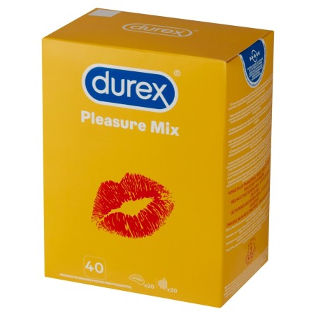 Durex Pleasure Mix Condoms 40 pieces