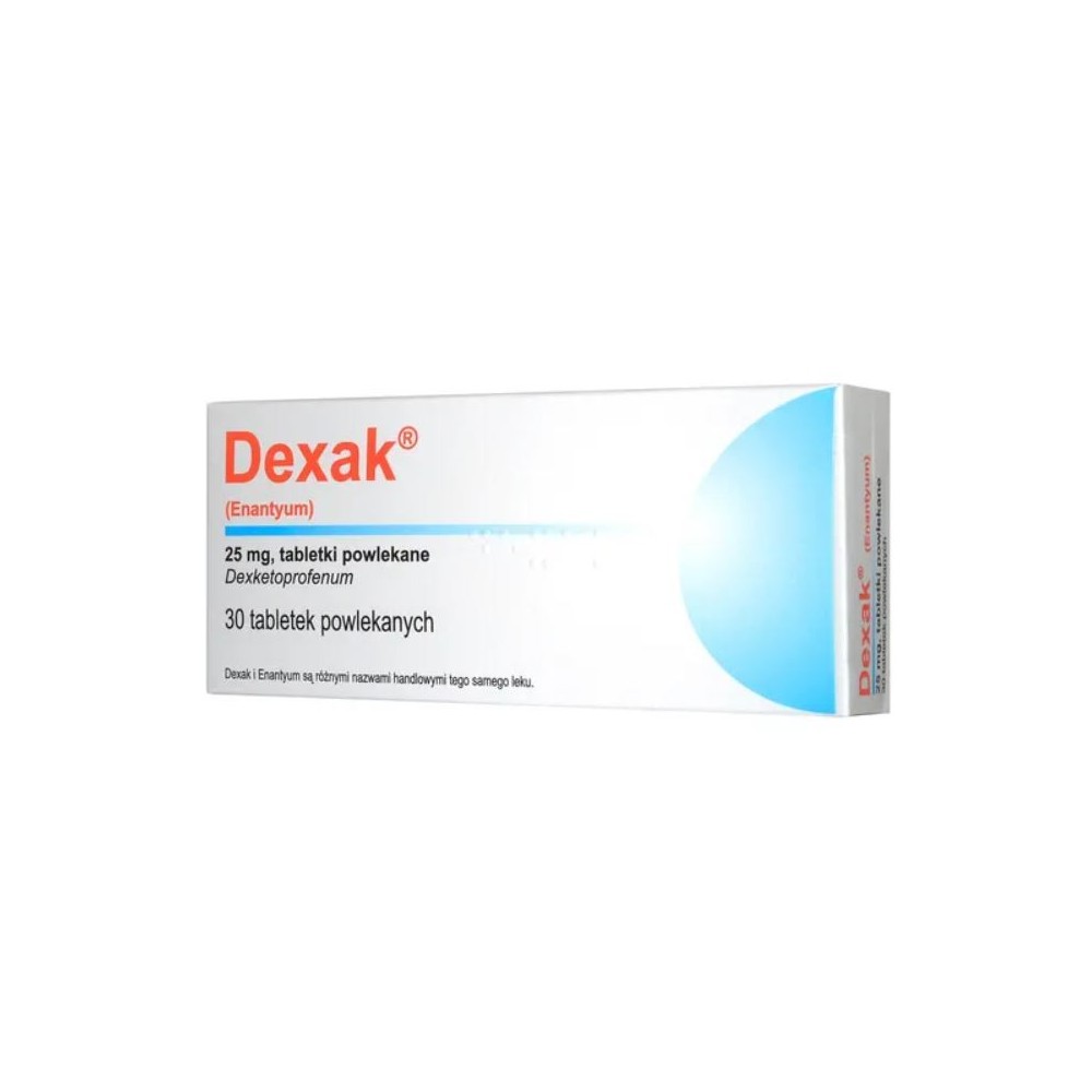 Dexak, 25 mg, comprimidos, recubrimientos, comprimidos, Delf, España, 30 uds.