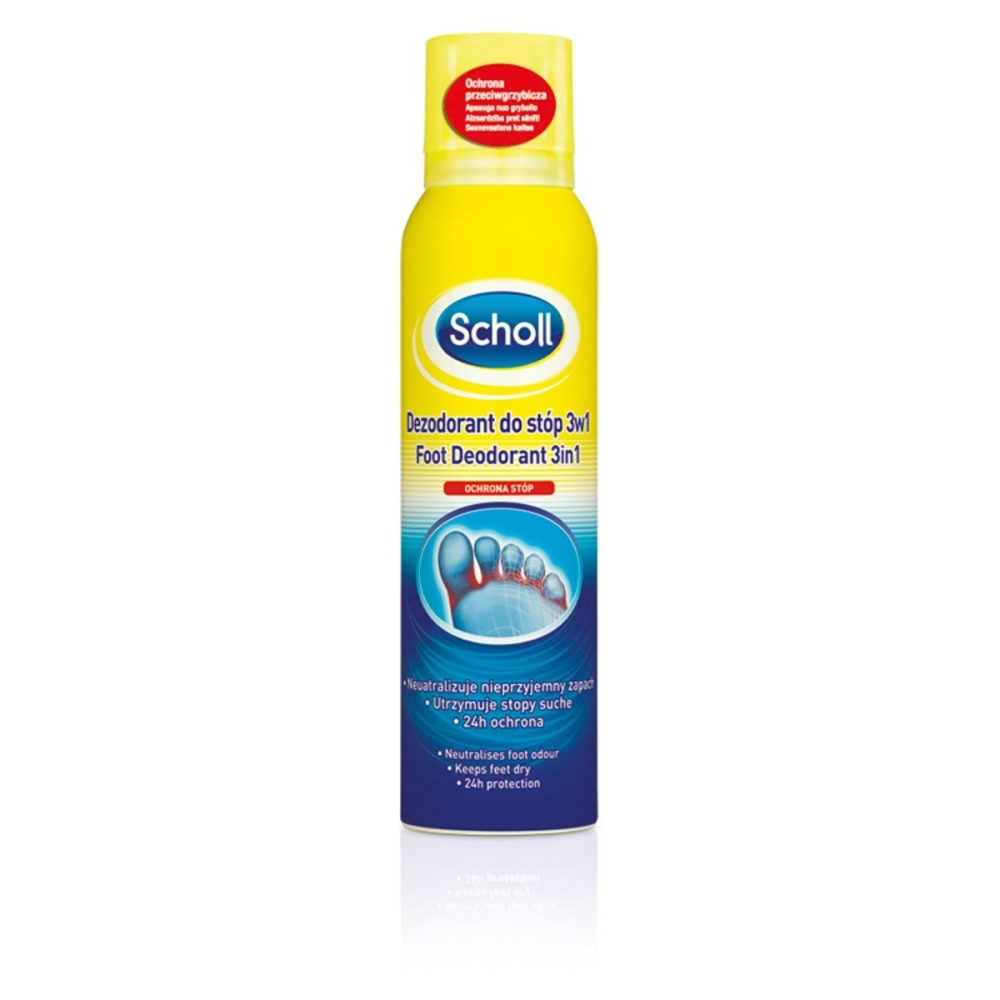Scholl Foot deodorant 3v1 150 ml