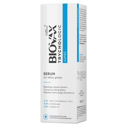 Biovax Trychologic serum do skóry głowy łupież, 50 ml