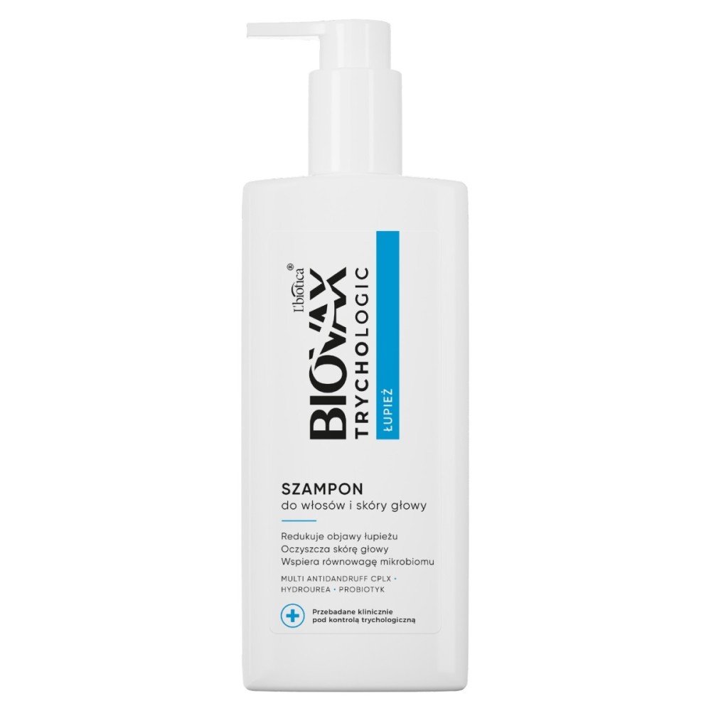 L'biotica Biovax Trychologic Dandruff shampoo for hair and scalp 200 ml