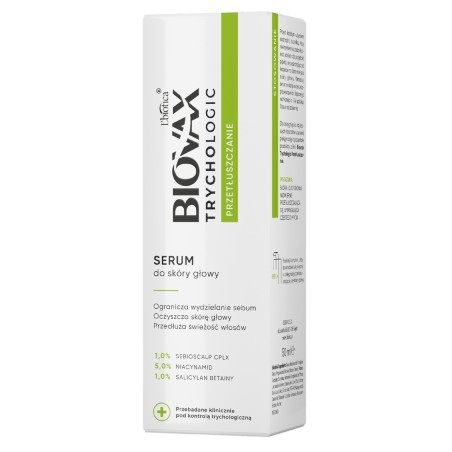 L'biotica Biovax Trychologic Oily scalp serum 50 ml