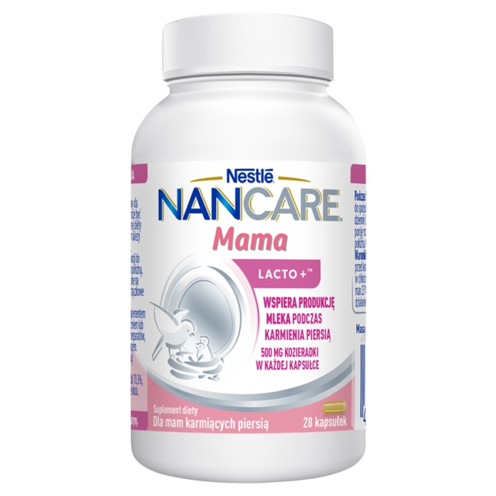 NAN Care Mama Lacto+ Suplement diety dla mam karmiących piersią 20,9 g (28 sztuk)