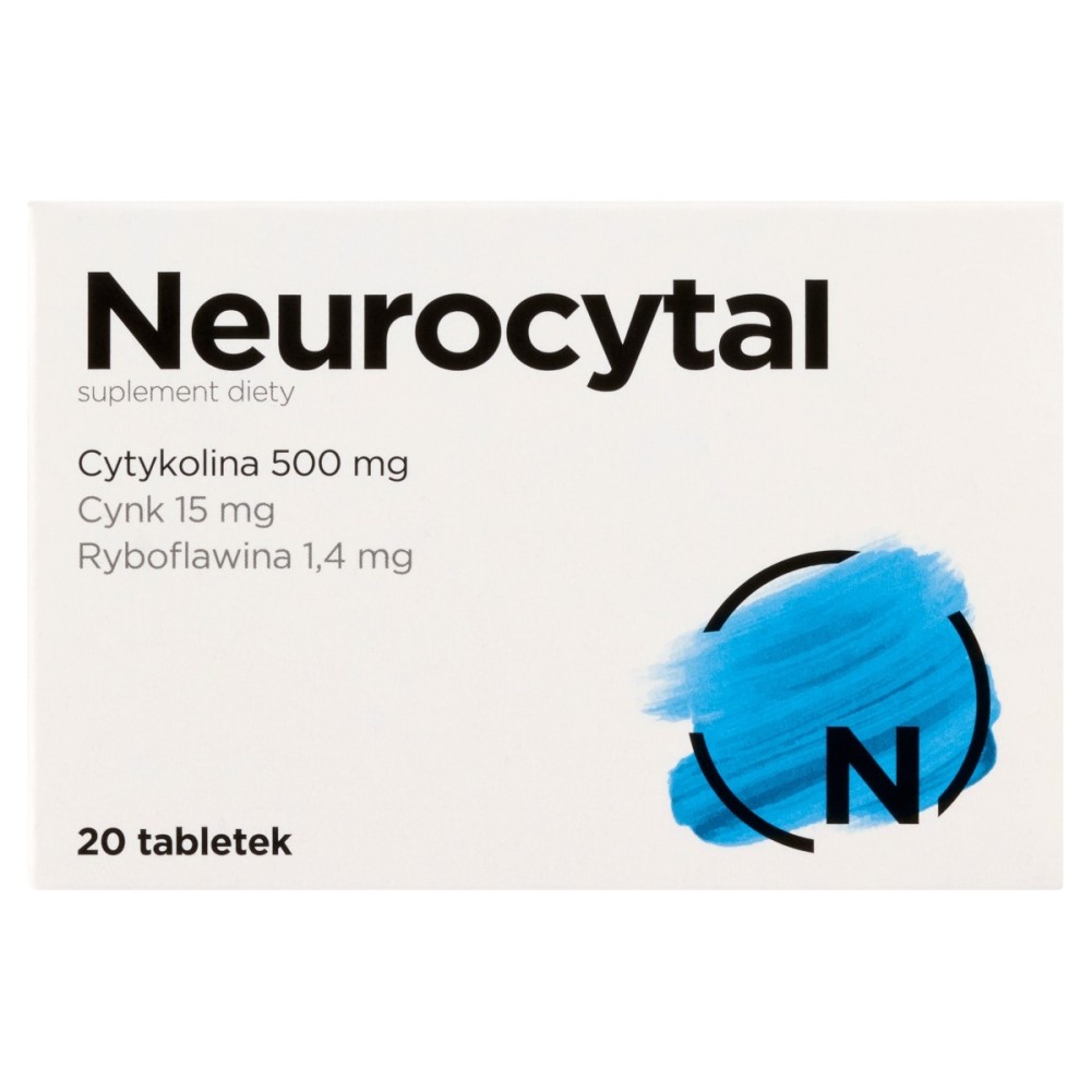 Neurocytal Dietary supplement 20 tablets
