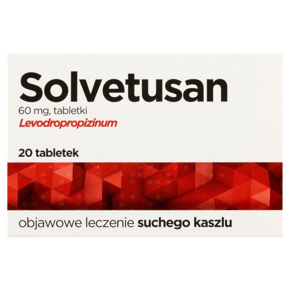 Solvetusan Comprimés 60 mg 20 pièces