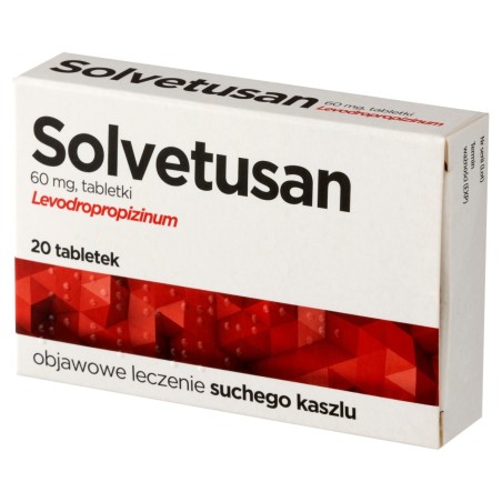 Solvetusan Comprimidos 60 mg 20 piezas