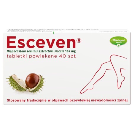 Esceven 167 mg Film-coated tablets 40 pieces
