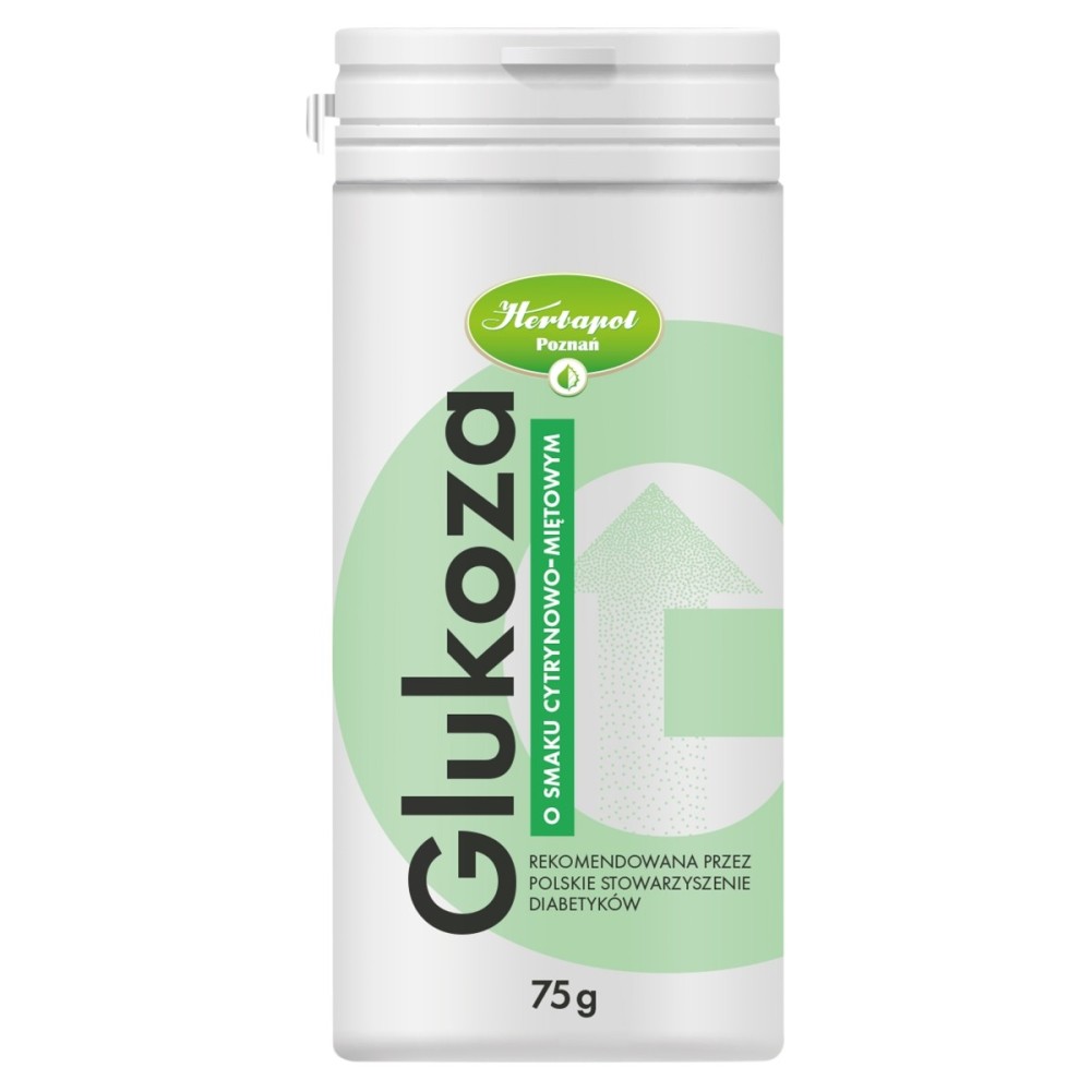 Glukoza o smaku cytrynowo-miętowym 75 g