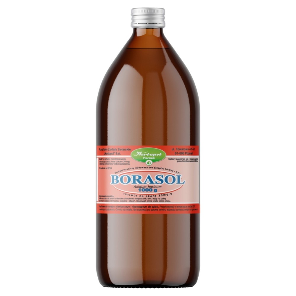 Borasol 30 mg/g Solution cutanée 1000 g