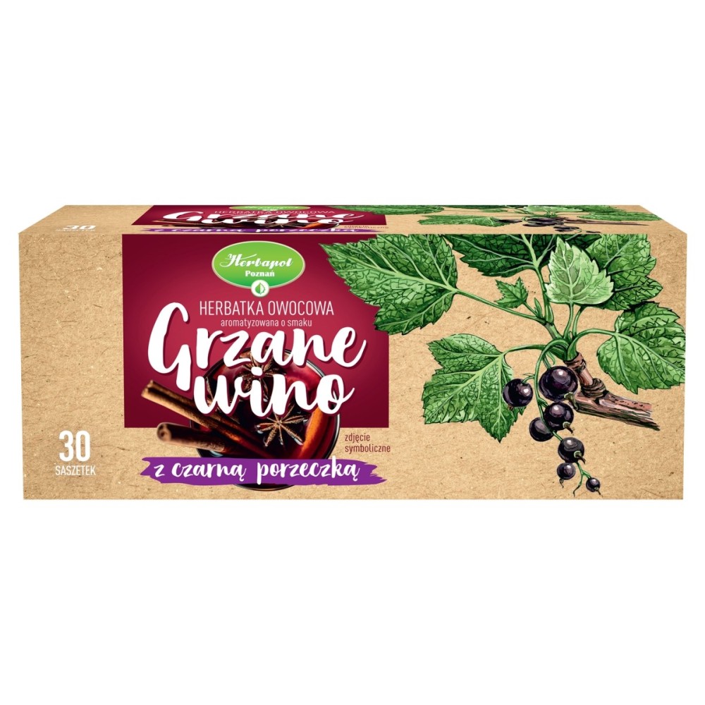 Tea flavored with mulled wine and black currant 60 g (30 x 2 g)
