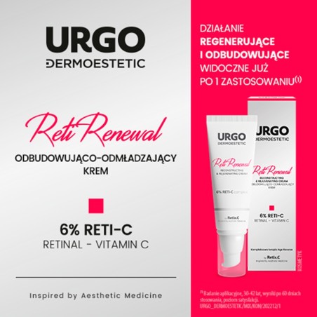 Urgo Dermoestetic Reti Renewal Crema ricostruttrice e ringiovanente 6% Reti-C 45 ml