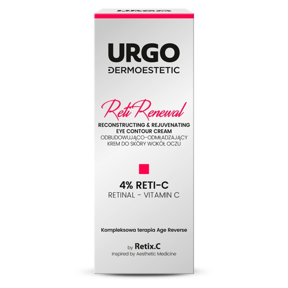 Urgo Dermoestetic Reti Renewal Aufbauende und verjüngende Creme für die Haut um die Augen 4% Reti-C 15 ml