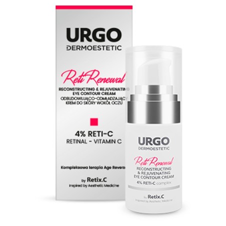 Urgo Dermoestetic Reti Renewal Obnovující a omlazující krém na pleť kolem očí 4% Reti-C 15 ml