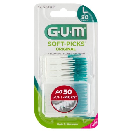 GUM Soft-Picks Gumowa szczoteczka międzyzębowa L 50 sztuk