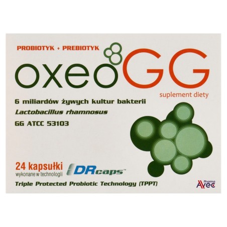 Oxeo GG Complément alimentaire probiotique + prébiotique 24 pièces