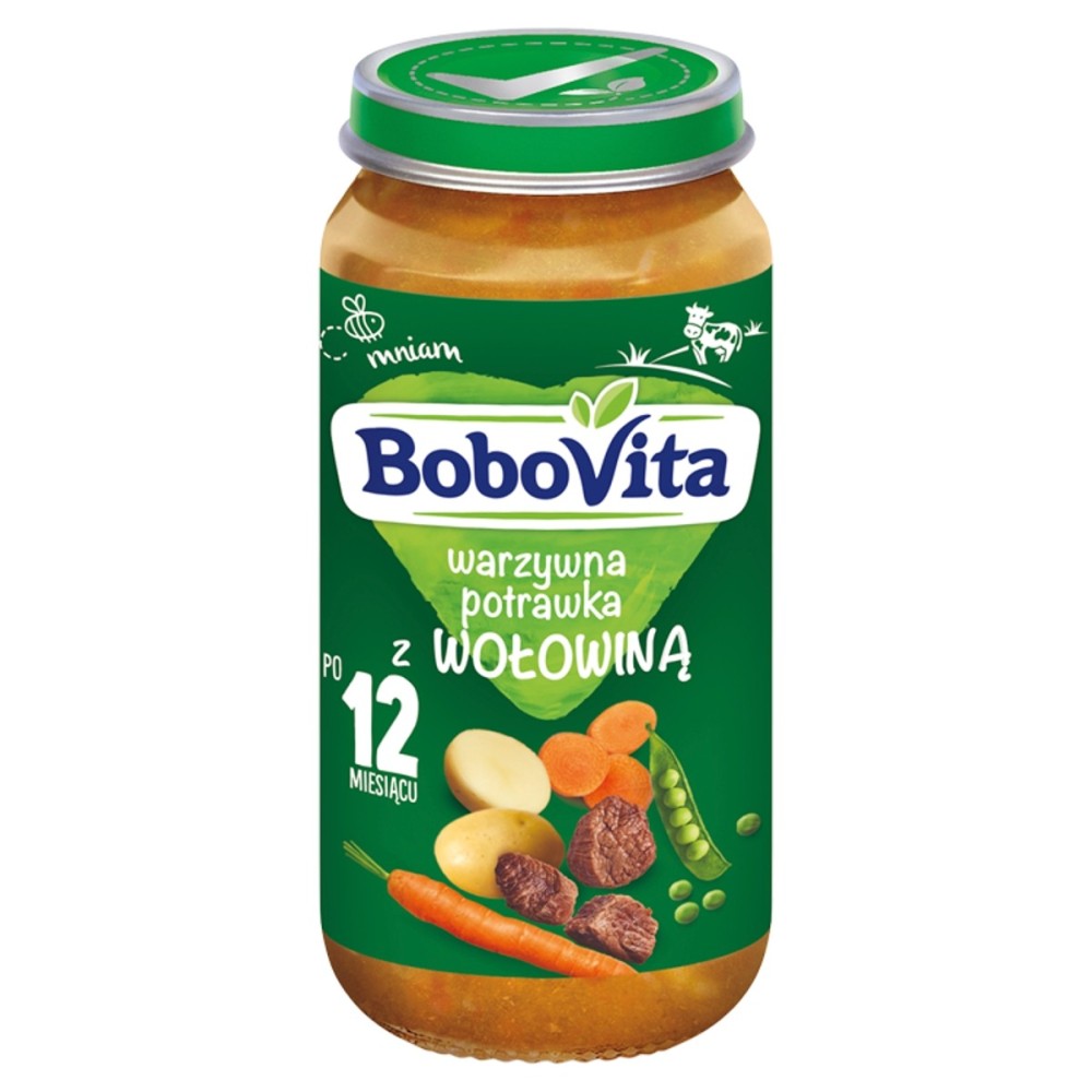 BoboVita Vegetable stew with beef after 12 months 250 g
