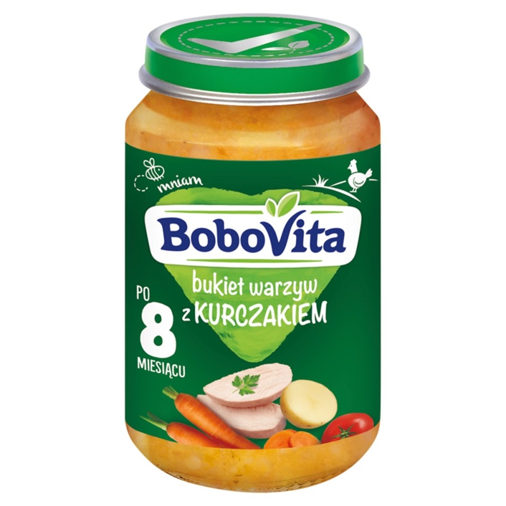BoboVita Vegetable bouquet with chicken after 8 months 190 g