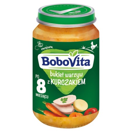 BoboVita Bouquet de légumes au poulet dès 8 mois 190 g