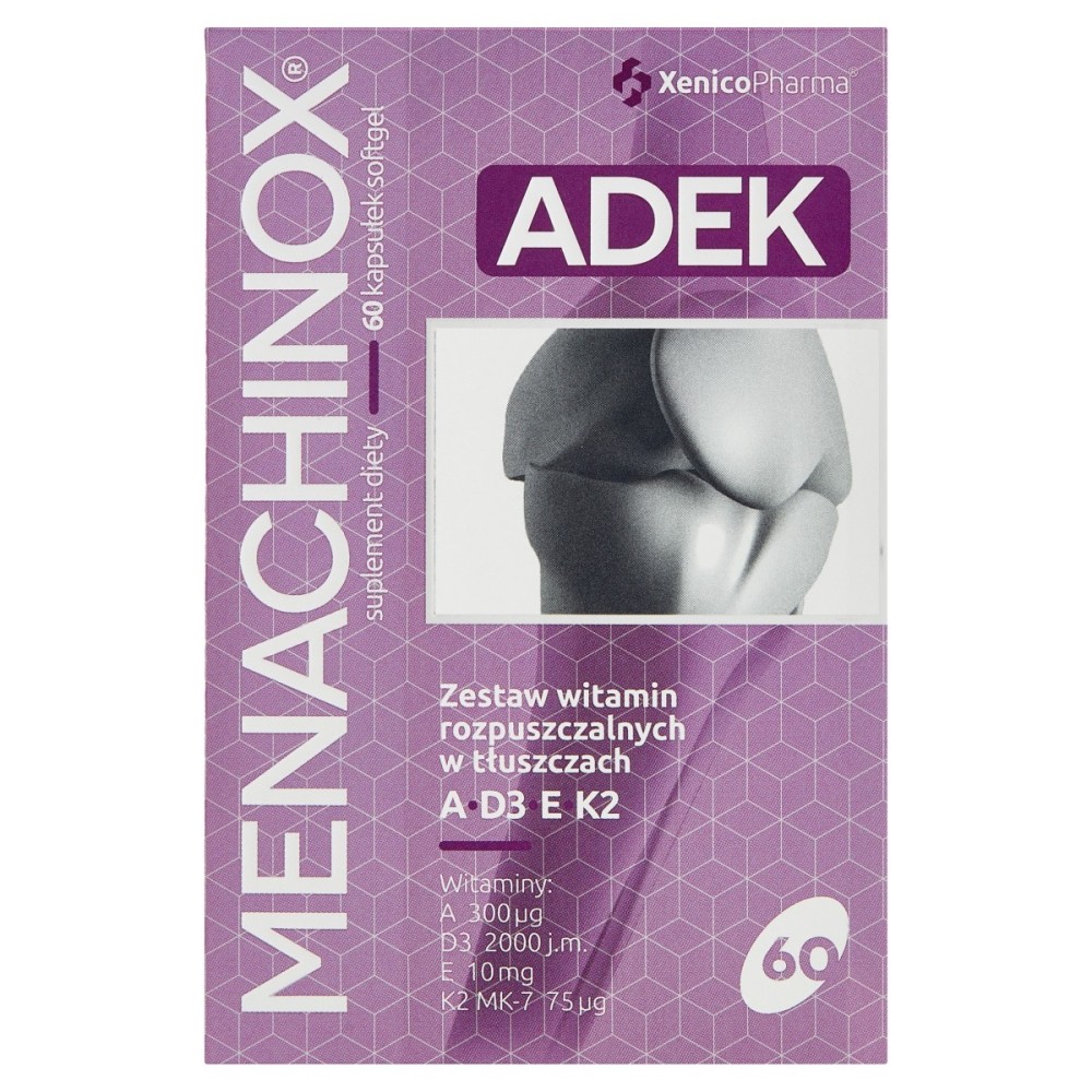 Menachinox ADEK complément alimentaire 16,2 g (60 x 270 mg)