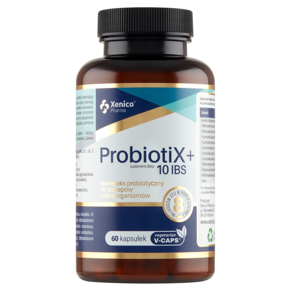 ProbiotiX+ 10 Suplemento IBS dietético 23,70 g (60 x 395 mg)