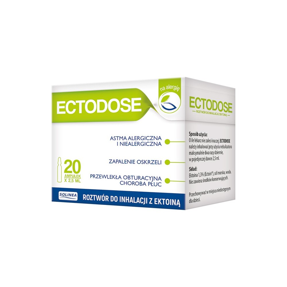 ECTODOSE solution pour inhalation 20 ampoules 2.5ml