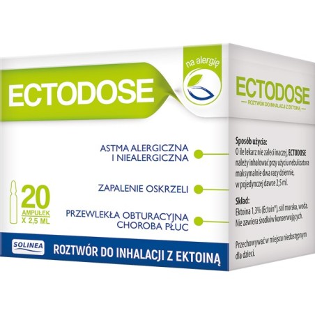 ECTODOSE inhalation solution 20 ampoules 2.5ml