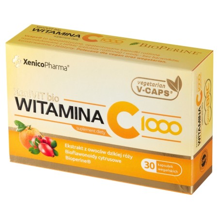 XeniVit bio Nahrungsergänzungsmittel Vitamin C 1000 34,92 g (30 x 1164 mg)
