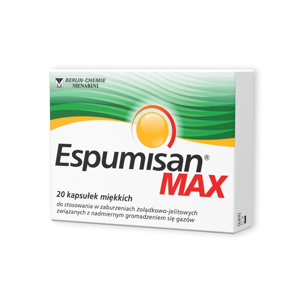 Espumisan MAX soft capsules 20 capsules