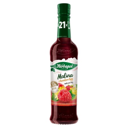 Herbapol Nahrungsergänzungsmittel Himbeere mit Lindenblüte 420 ml
