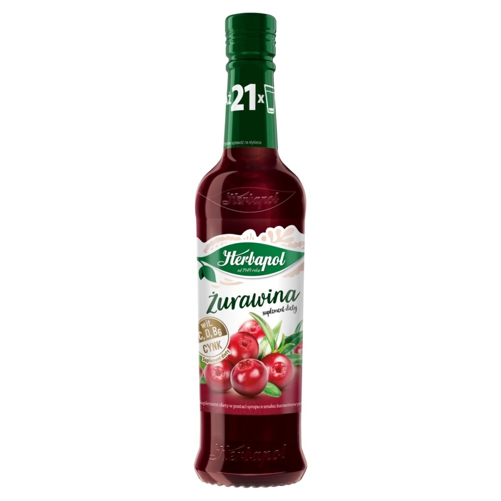 Herbapol Dietary supplement cranberry 420 ml