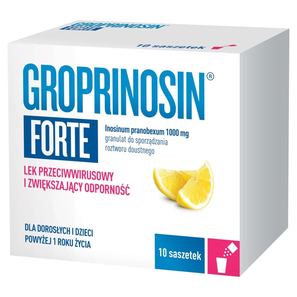 Groprinosin Forte 1000 mg Granules for oral solution 10 pieces