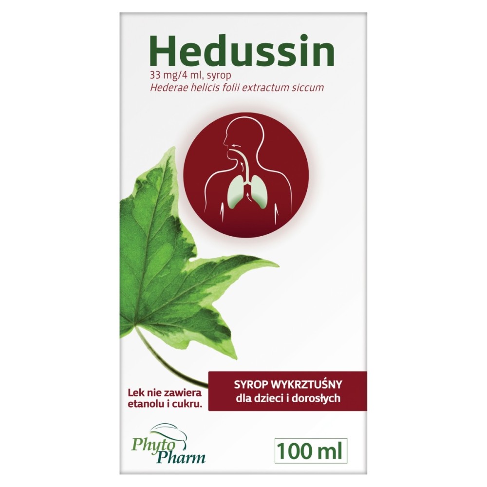 Hedussin Expectorant Syrup for children and adults 100 ml