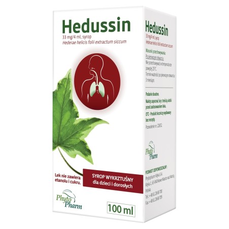 Hedussin Expectorant Syrup for children and adults 100 ml