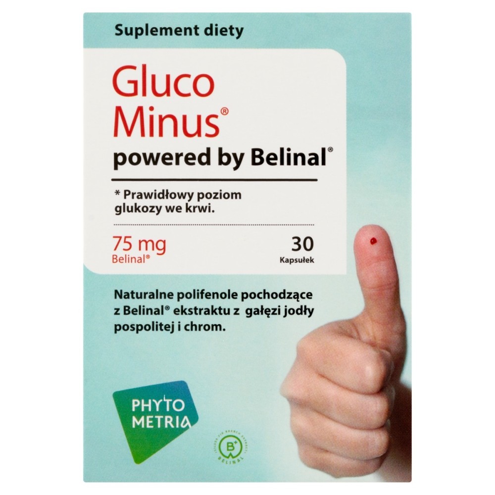 Gluco Minus 75 mg Suplemento dietético 12 g (30 piezas)