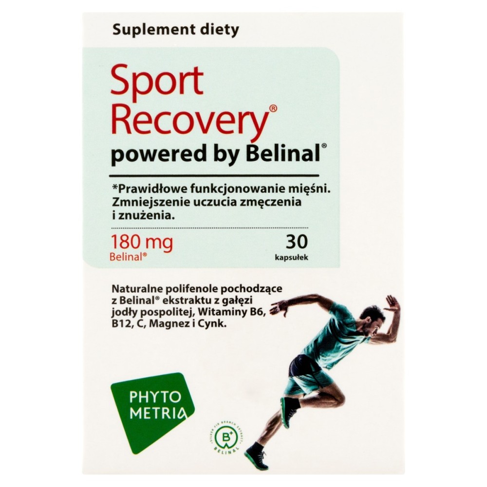 Sport Recovery 180 mg Suplemento dietético 12 g (30 piezas)