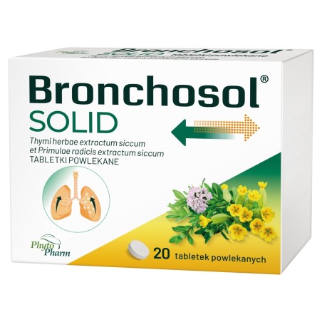 Bronchosol Solid Comprimidos recubiertos con película 20 piezas