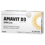 Amavit D3 2000 j.m. Suplement diety 12,6 g (60 sztuk)