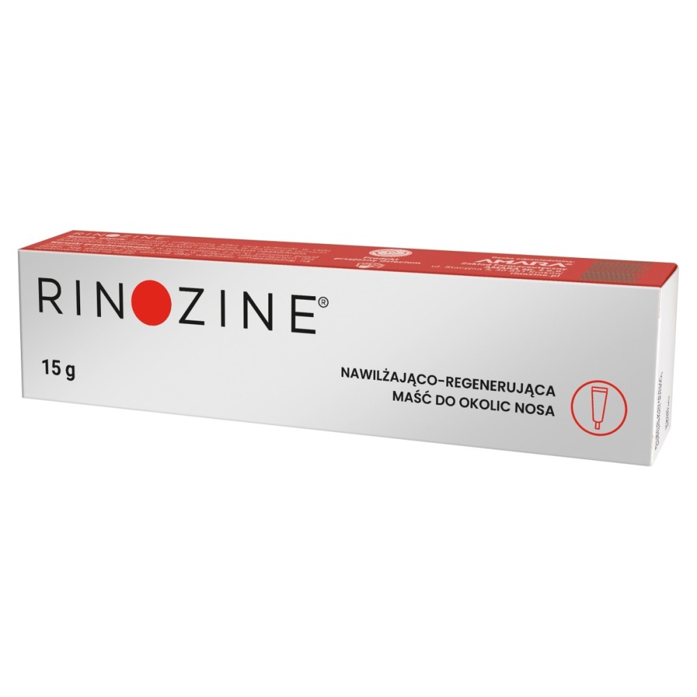 Rinozine Nawilżająco-regenerująca maść do okolic nosa 15 g